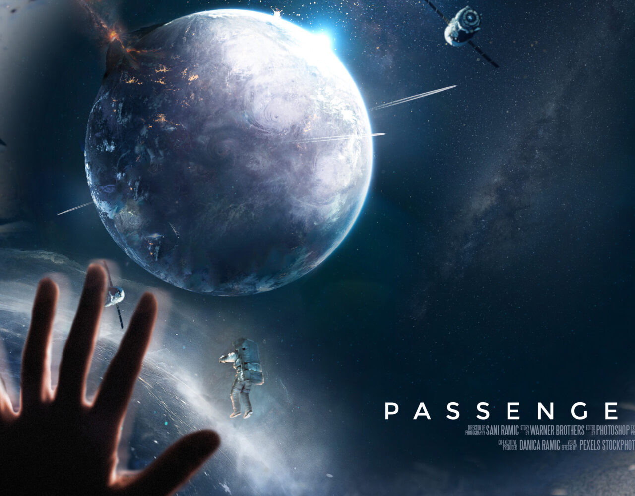 Graphic Design Photo Retouch Manipulation PASSENGERS Film Movie